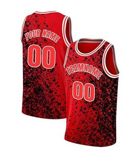 Maillot de basket-ball personnalisé et respirant 100 % polyester avec logo sur mesure, service OEM, pour hommes - Product Image 6