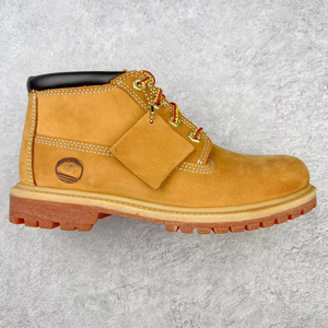 Botas de nieve de combate de cuero genuino para hombre y mujer, con forro de gamuza, impermeables, de lujo, para invierno. - Product Image 3