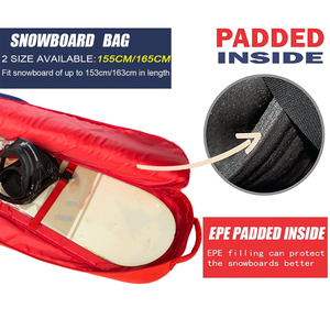 Sac de transport pliable pour snowboard et ski pour homme, imperméable, léger, durable et professionnel - Product Image 2