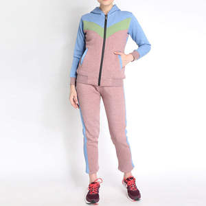 Conjunto Deportivo de Invierno para Mujer, Talla Grande, Color Sólido, 100% Algodón, Sudadera con Capucha y Pantalones Jogger de Dos Piezas - Product Image 1