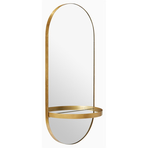Miroir mural en métal arqué de style minimaliste pour la décoration résidentielle de luxe - Product Image 3