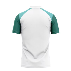Camisas de Hombre para Negocios, al por Mayor, con Logotipo Bordado en el Cuello, Manga Corta, Transpirables, de Algodón Tejido, con Bolsillo, Estilo Urbano - Product Image 2