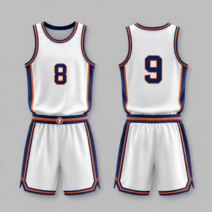 Maillot de basket-ball personnalisé en gros avec nom d'équipe, numéro et logo, taille plus, pour hommes et jeunes, respirant et léger - Product Image 4