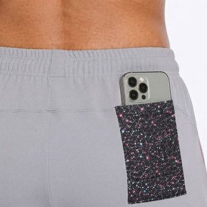 Shorts Deportivos 2 en 1 para Mujer con Bolsillo para Teléfono, Cintura con Cordón Ajustable, Absorbentes de Sudor y Ajuste Delgado, Impresión por Sublimación Personalizada - Product Image 3