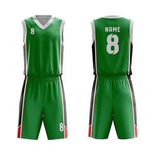 Nuevo Diseño de Uniforme de Baloncesto Sublimado Reversible, Camisetas y Pantalones Cortos de Baloncesto Personalizados para Hombre, Uniforme de Baloncesto de Doble Cara - Product Image 4