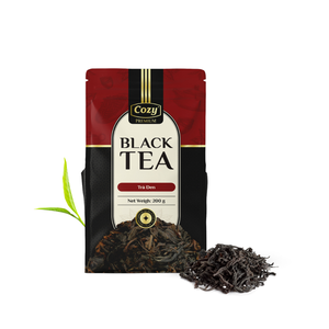 Té Negro Premium Cozy en Hojas Sueltas, Bolsa de 200g, Sin Aditivos, Sabor Intenso, Té Fermentado, Fórmula y Empaque Personalizables - Product Image 1