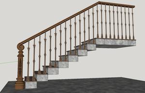 Handcrafted decorative iron baluster, solid twisted design, antique bronze finish, made in Vietnam. - Product Image 2