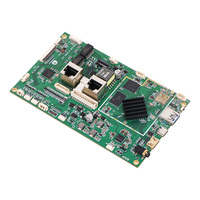 Placa Inteligente OEM ODM RK3568 de Cuatro Núcleos con Sistema Operativo Ubuntu Debian Android, 2*RJ45 PoE KNX RS485 RS232, Placa Base de Control de Automatización