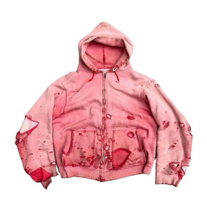 Sudadera con capucha personalizada para hombre, de peso pesado, 420 g/m², estilo vintage desgastado, oversize, lisa, con efecto lavado ácido, estilo denim tears. - Product Image 1