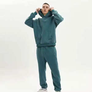 Fabricant OEM – Survêtement streetwear pour homme délavé à l'acide, qualité supérieure, en molleton de coton épais, vente en gros - Product Image 2