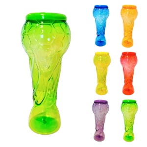 Vaso de Fútbol de 450 ml, Libre de BPA, Material PET, Reutilizable, Ecológico, con Tapa para Beber Directo y Pajita, Recuerdo, Regalo, Fiesta en el Patio - Product Image 5