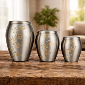 ชุดโกศเผาศพคุณภาพส่งออก รุ่นทันสมัย จำนวน 3 ชิ้น |   โกศทองเหลืองทรงกระบอกทำมือ ขนาด 10 นิ้ว 8 นิ้ว 6 นิ้ว - Product Image 4