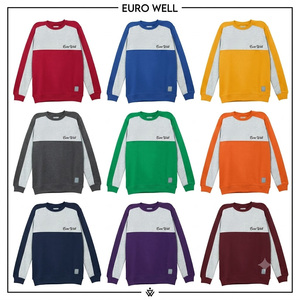 Sweat-shirt personnalisé pour homme, respirant, 100% coton, 360g, polaire, anti-rides, séchage rapide, écologique, coupe ample, col rond, automne - Product Image 1
