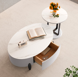 Mesa de Centro Moderna para Sala de Estar Amplia, Elegante Mesa de Centro de Lujo para Sala de Estar Moderna y Elegante - Product Image 1