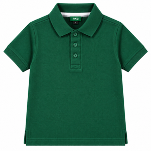 Polo à manches courtes imprimé en coton 100% 180g, haute couture pour garçons, personnalisé - Product Image 1