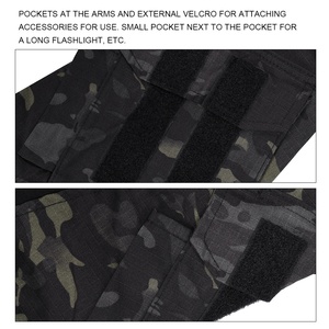 Camisa Táctica Ligera de Manga Larga para Hombre Sinairsoft, de Algodón y Poliéster, Camuflaje, Cómoda, con Logotipo y Color Personalizados - Product Image 3
