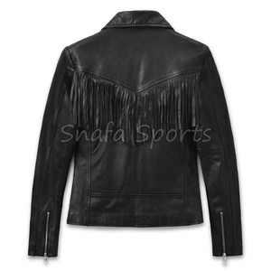 Men's Black Leather Jacket Classic Style Slim Fit Coat Winter Fashion Stylish Durable Outerwear for Men - Product Image 2