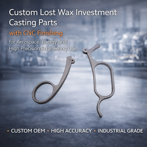 Piezas de Aluminio Fundidas por Cera Perdida a Medida con Acabado CNC, Certificación ISO 9001 para Alta Precisión en la Industria Aeroespacial y Energética - Product Image 2
