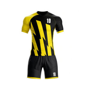 Uniforme de Fútbol Ligero y Transpirable, Top Ventas, 100% Poliéster, Colores y Logotipo Personalizables, Ropa Deportiva Cómoda - Product Image 3