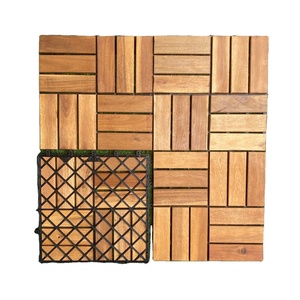 Viet Wood Vietnam Acacia Waterproof Anti-Slip Outdoor <b>Interlocking</b> Floor <b>Tiles</b> Contemporary Design Matt Finish More 5-Year - Product Image 5