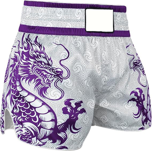 Pantalones Cortos Tradicionales de MMA Muay Thai para Mujer, Pantalones de Kickboxing de Alto Rendimiento, Ropa de Lucha, Pantalones Cortos de MMA para Mujer - Product Image 4