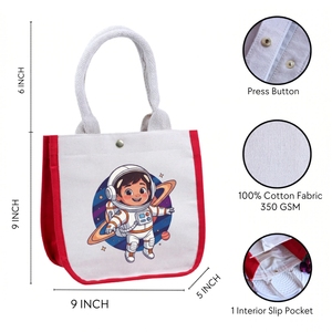 Bolsa de lona de algodón resistente para niños, muy demandada, para libros escolares, juguetes y viajes, disponible entre los más vendidos. - Product Image 2