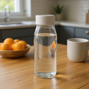 Botella de Agua de Vidrio Terra de 260 ml, Vaso de Cristal, Artículos de Bebida Premium - Product Image 2