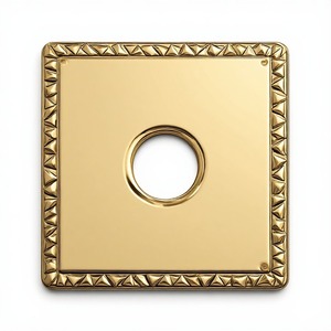 High Quality Architectural Grade Matte Black Brass Backplate Designed For Long Lasting Performance And Sophisticated Decorative - Product Image 6