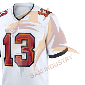 Fabricant OEM ODM de maillots de football américain pour équipes, impression par sublimation personnalisée, uniforme de football américain - Product Image 3