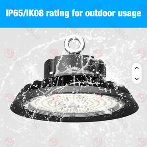 Lámpara LED UFO High Bay de 150W con 5 Años de Garantía, 100w 170lmw, Iluminación para Almacenes, 3cct Conmutable - Product Image 2