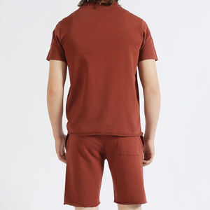 Conjunto de Traje de Verano para Hombre de Alta Calidad, Personalizado, de Manga Corta, Cuello Redondo, Tejido de Rizo, Secado Rápido, Transpirable, Informal, al por Mayor - Product Image 2