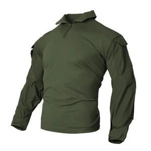 Chemise tactique d'entraînement en plein air pour hommes, chemise de sport légère, respirante, imperméable et à séchage rapide pour l'été - Product Image 4