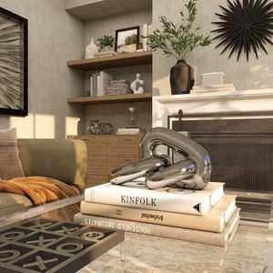Modern Silver Chain Link <b>Decorative</b> Sculpture Polished Metal Knot Art Ornament Contemporary Tabletop Home <b>Office</b> <b>Decor</b> Accent - Product Image 6