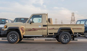 2025 To Yota LC79 Pickup 4.0L Diesel Turbo Automatic 4WD R20 Brand New Left <b>Panoramic</b> Sunroof Leather Seats Dark Interior - Product Image 3
