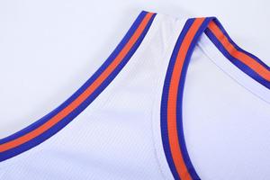 Conjunto de Uniforme de Baloncesto Sublimado Personalizado, Camiseta sin Mangas con Estampado Geométrico Azul Marino y Pantalones Cortos, Unisex para Adultos, para Todas las Temporadas - Product Image 3