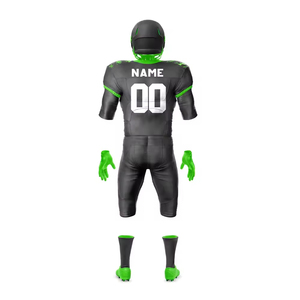 Ensembles d'uniformes de football américain personnalisés pour hommes - Respirants, anti-UV, 100% polyester, manches courtes, tailles personnalisées - Product Image 3