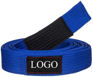 Venta Directa de Fábrica, Cinturón de Artes Marciales de Taekwondo, Karate, Judo, Jiu Jitsu Brasileño, Bjj, con Logotipo Personalizado Bordado - Product Image 2