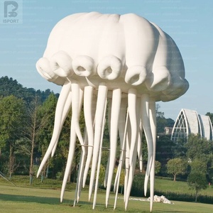 Instalación Artística Inflable de Medusa Gigante con Luces LED, Globo de Animal Marino Inflable Personalizado para Festival de Música/Tour de Escenario/<span class=keywords><strong>Club</strong></span> - Product Image 1