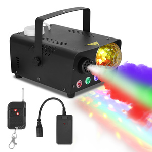 600W 6000CFM telecomando Wireless macchina nebbia RGB palla da discoteca 8 effetti di illuminazione colorati 1 pezzo per feste apparecchiature di illuminazione - Product Image 2