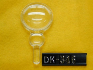 Loupe DK-346 |   Loupe de poche en plexiglas transparente, anti-chute, en acrylique optique, pour la lecture et les cadeaux promotionnels - Product Image 1