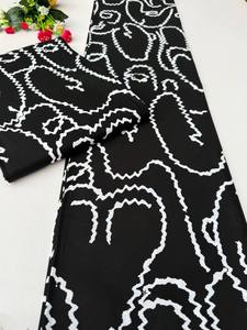 Addis Ababa Wax Printed Cotton Fabric for Women Latest Ankara Styles 2025 Cotton Fabric and Ties for Garments and Clothing - Product Image 3