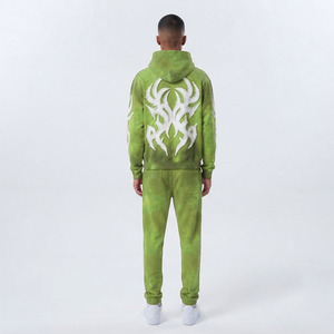 Trajes Deportivos con Capucha Huzaifa Products, Diseño Elegante y Moderno, Bordados, 100% Algodón, 400gsm, Ecológicos, con Efecto Desgastado por el Sol, Fabricación OEM - Product Image 3