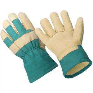Best Performance Cowhide Grain Leather Working <b>Gloves</b> <b>Long</b> Lasting Canadian Rigger Protection Soft Comfortable Safety <b>Gloves</b> - Product Image 3