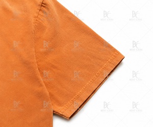 Camiseta Personalizada para Hombre, Estilo Oversize, con Bordado Desgastado, 100% Algodón, Cuello Redondo, Estilo Vintage, Ropa Urbana, OEM ODM - Product Image 3