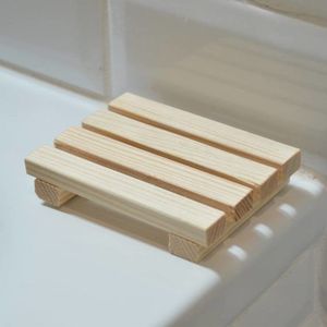 Handmade Natural Wooden Soap Dish Holder Modern Wood Soap Dish <b>Tray</b> for Home Office Hotel Washroom Custom Packing Hot Sale - Product Image 1
