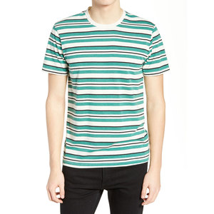 T-shirt pour homme All Over Lines, 100% polyester, personnalisable, faible MOQ, nouveau design, respirant, séchage rapide, t-shirts d'été - Product Image 1