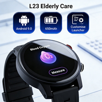 Reloj Inteligente L23 Senior SOS para Alertas de Emergencia, 4G GPS, Compatible con Android Launcher API SDK, Monitoreo de Salud, Llamadas de Emergencia