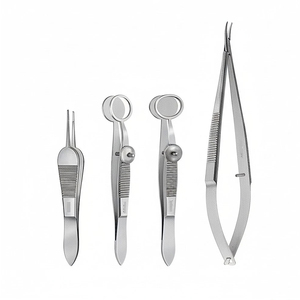 Ensemble d'instruments de chirurgie du chalazion en 11 pièces, implants dentriques, acier inoxydable ophtalmique, certifié CE, kit chirurgical oculaire - Product Image 4