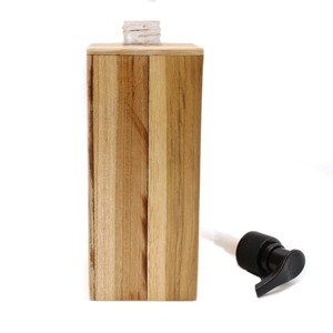 Dispensador de Jabón de Madera de Teca Vintage al por Mayor |   Accesorios de Baño Hechos a Mano en India - Product Image 3