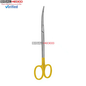 Ciseaux de dissection incurvés de qualité supérieure de 5 pouces, acier inoxydable de qualité allemande, instrument chirurgical certifié CE, réutilisable - Product Image 5